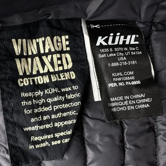 Kuhl Wyldefire Hoody 800 Fill Down Water Resistant Puffer Jacket Men Large Black - Picture 10 of 14